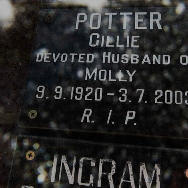 POTTER Gillie 1920-2003
