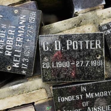 POTTER G.D. 1900-1981