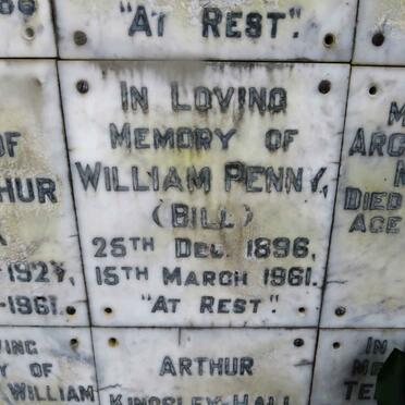 PENNY William 1896-1961