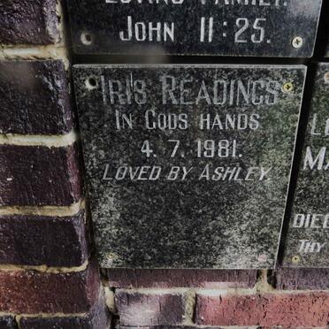READINGS Iris -1981