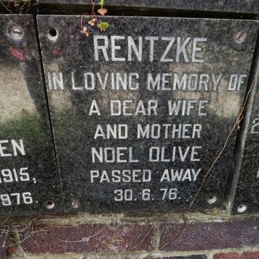 RENTZKE Noel Olive -1976