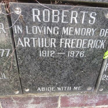 ROBERTS Arthur Frederick 1912-1976