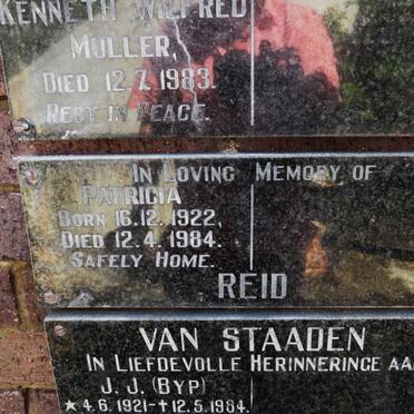 REID Patricia 1922-1984