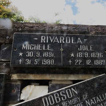 RIVAROLA Jole 1896-1989 &amp; Michele 1891-1980