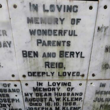 REID Ben &amp; Beryl