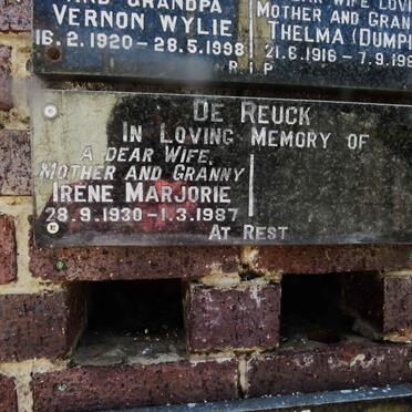 REUCK Irene Marjorie, de 1930-1987