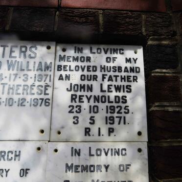 REYNOLDS John Lewis 1925-1971