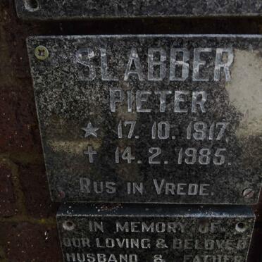 SLABBER Pieter 1917-1985