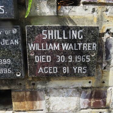 SHILLING William Waltrer -1965