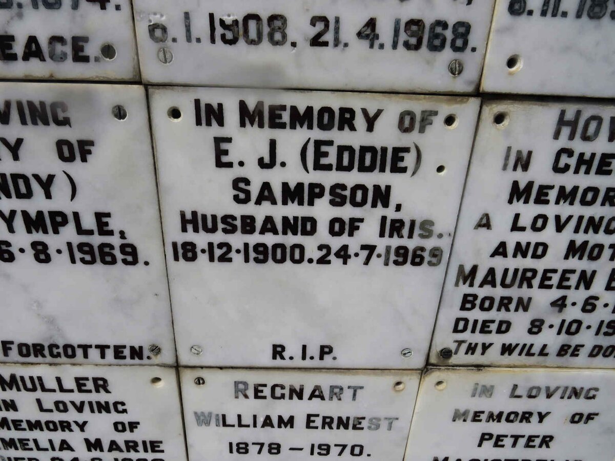 SAMPSON E.J. 1900-1969