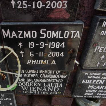 SOMLOTA Mazmo 1984-2004 :: WIENAND Doreen Laura 1913-2004