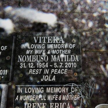 VITEKA Nombuso Matilda 1954-2010