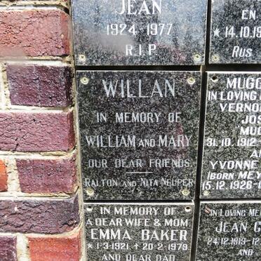 WILLAN William &amp; Mary