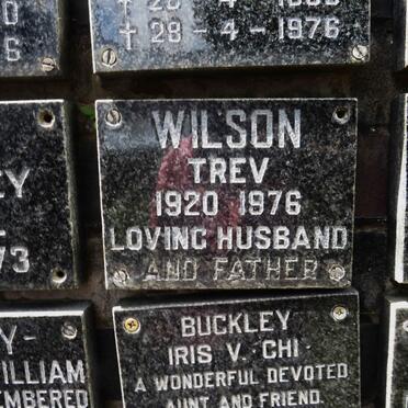 WILSON Trev 1920-1976