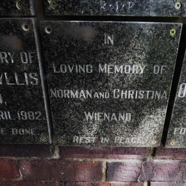 WIENAND Norman &amp; Christina