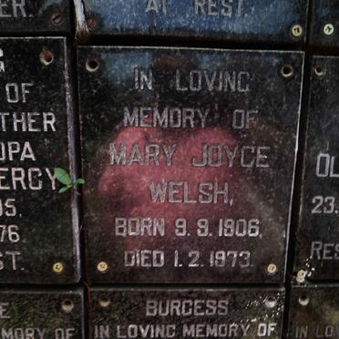 WELSH Mary Joyce 1906-1973