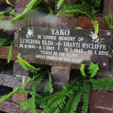 YAKO Xhanti Wycliffe 1943-2015 &amp; Lungiswa Elda 1945-2001