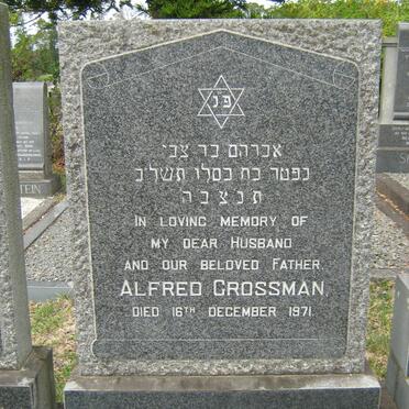 CROSSMAN Alfred -1971