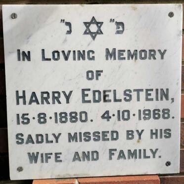 EDELSTEIN Harry 1880-1968