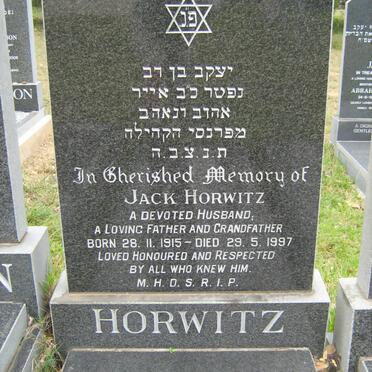 HORWITZ Jack 1915-1997