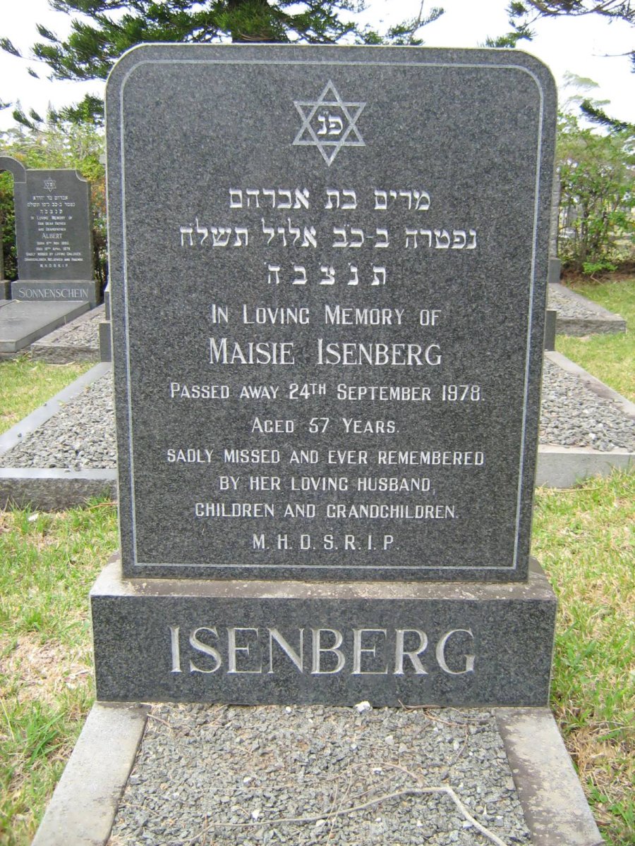 ISENBERG Maisie -1978