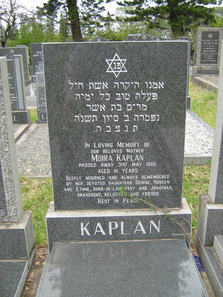 KAPLAN Moria -1995