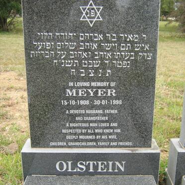 OLSTEIN Meyer 1908-1998