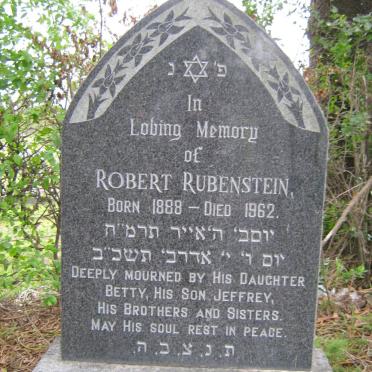 RUBENSTEIN Robert 1888-1962