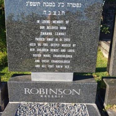 ROBINSON Zahava -2023