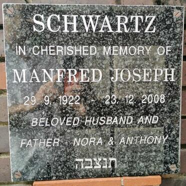 SCHWARTZ Manfred Joseph 1922-2008