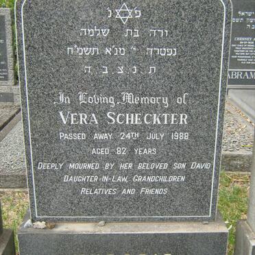 SCHECKTER Vera -1988 