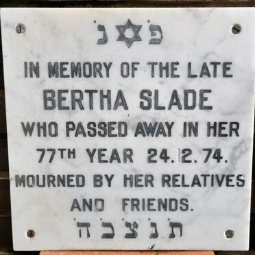 SLADE Bertha -1974