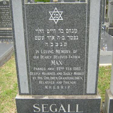 SEGALL Max -1980