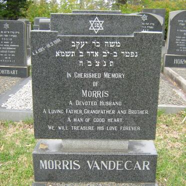 VANDECAR Morris 1915-1981
