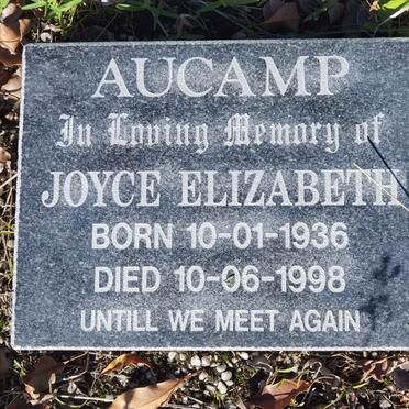AUCAMP Joyce Elizabeth 1936-1998