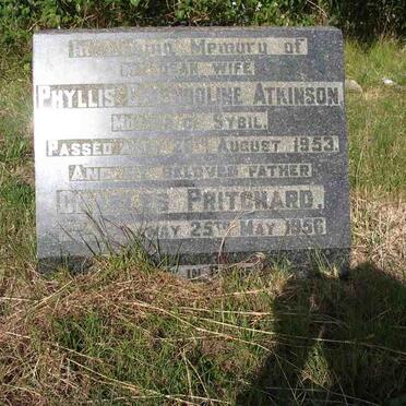 ATKINSON Phyllis Gwendoline -1953 ::  Charles Pritchard -1956