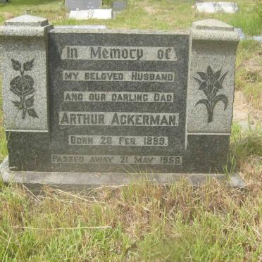ACKERMAN Arthur 1889-1956