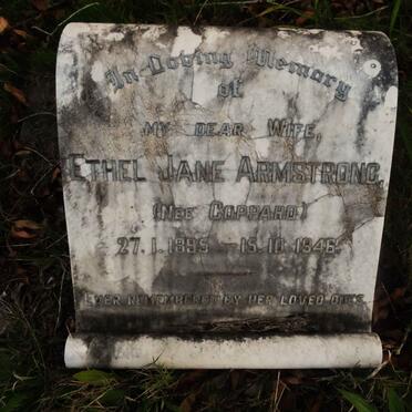 ARMSTRONG Ethel Jane nee COPPARD 1895-1946
