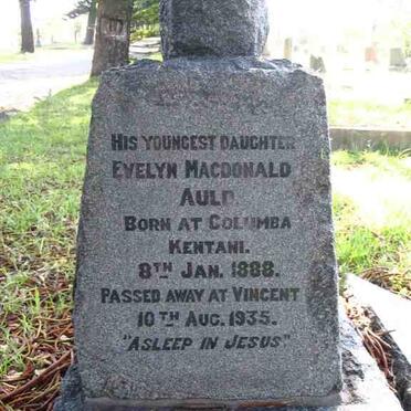 AULD Evelyn MacDonald 1888-1935