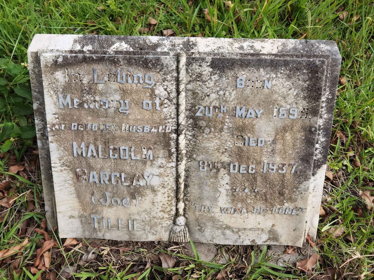 BARCLAY Malcolm 1895-1937