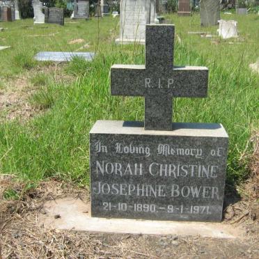 BOWER Norah Christine Josephine 1890-1971