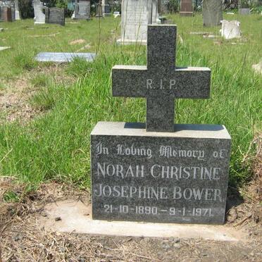 BOWER Norah Christine Josephine 1890-1971