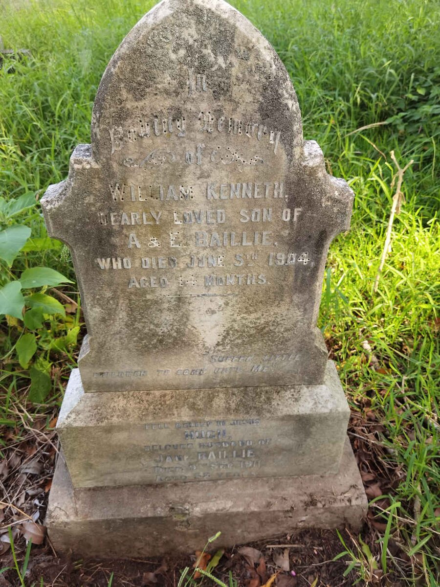 BAILLIE William Kenneth  -1904 :: BAILLIE Hugh  -1911