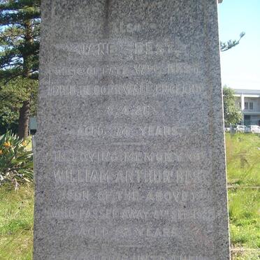 BEST Jane -1921 :: BEST William Arthur -1927