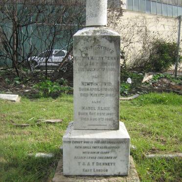 BENNETT Martin Harry Penny 1882-1890 :: BENNETT Newton David 1895-1895 :: BENNETT Mabel Alice 1887-1902