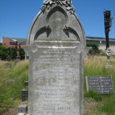 BRYSON Thomas -1928 &amp; Margaret -1914 :: BRYSON Thomas Pollock 1869-1890