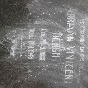 BERGH Adriaan Vintcent 1893-1945