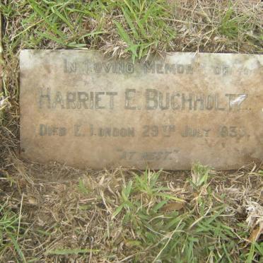 BUCHHOLTZ Harriet E. -193?