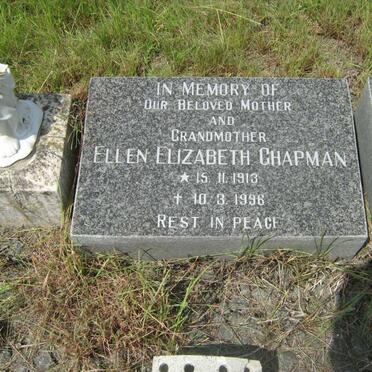 CHAPMAN Ellen Elizabeth 1913-1996