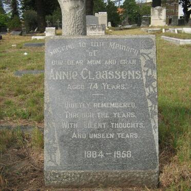 CLAASSENS Annie 1884-1958
